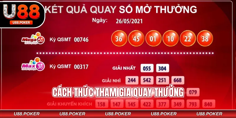 Cách thức tham gia quay thưởng